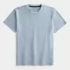 T-shirt girocollo elasticizzata rilassata