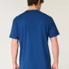 T-shirt girocollo elasticizzata rilassata