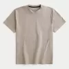 T-shirt girocollo elasticizzata rilassata