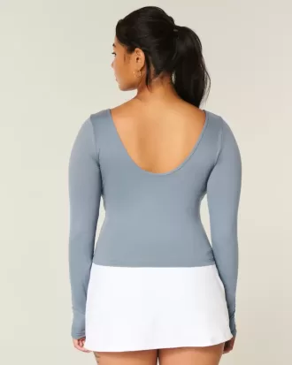 Top a cuore con coulisse Active Recharge di Gilly Hicks