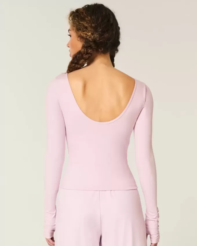 Top a cuore con coulisse Active Recharge di Gilly Hicks