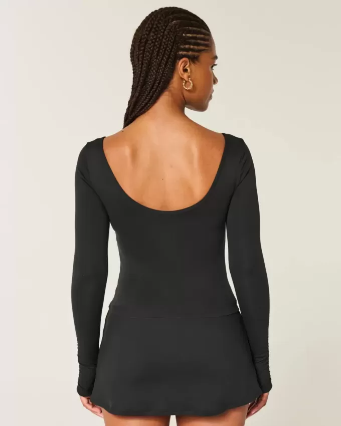 Top a cuore con coulisse Active Recharge di Gilly Hicks