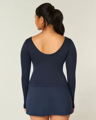 Top a cuore con coulisse Active Recharge di Gilly Hicks