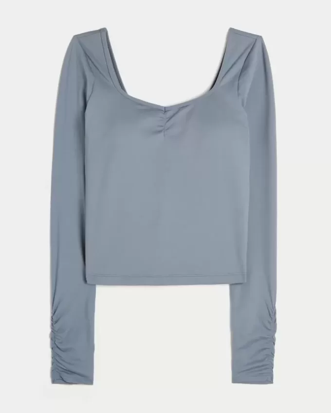 Top a cuore con coulisse Active Recharge di Gilly Hicks