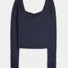 Top a cuore con coulisse Active Recharge di Gilly Hicks