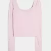 Top a cuore con coulisse Active Recharge di Gilly Hicks