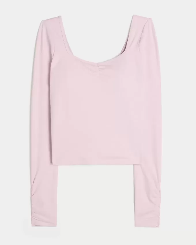 Top a cuore con coulisse Active Recharge di Gilly Hicks