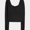 Top a cuore con coulisse Active Recharge di Gilly Hicks