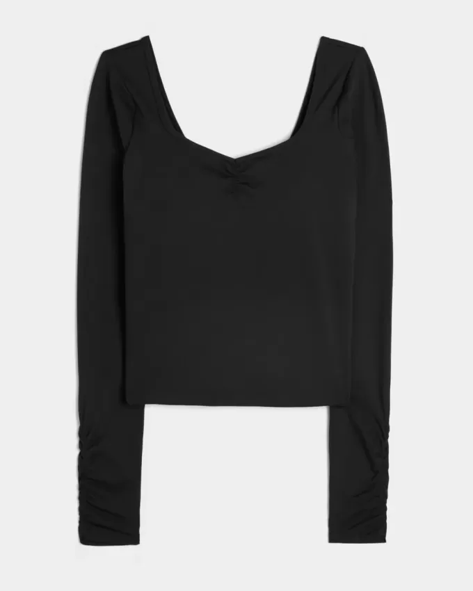 Top a cuore con coulisse Active Recharge di Gilly Hicks