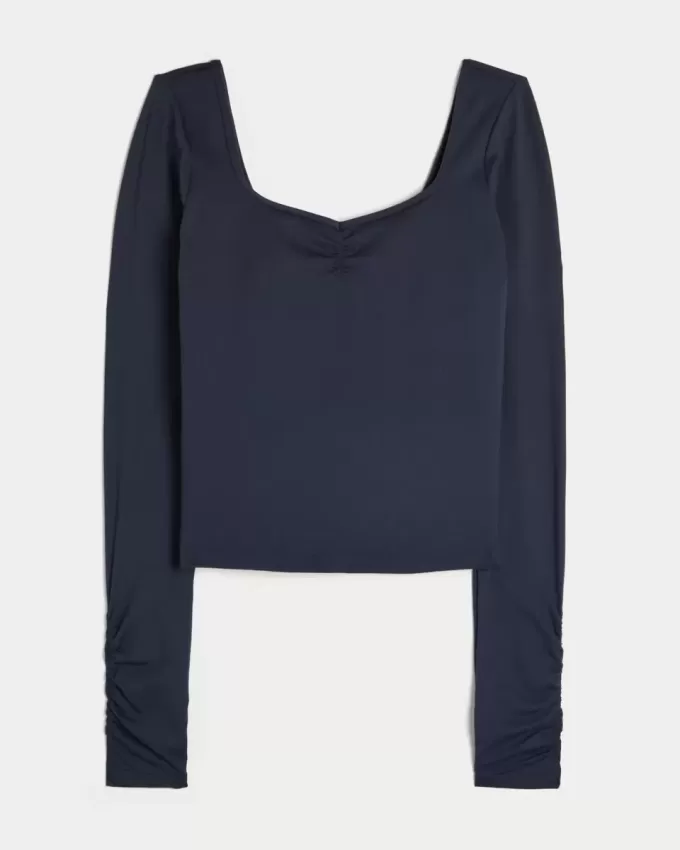 Top a cuore con coulisse Active Recharge di Gilly Hicks