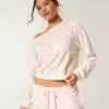 Top a spalle scoperte con motivo waffle di Gilly Hicks