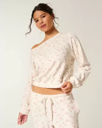Top a spalle scoperte con motivo waffle di Gilly Hicks