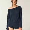 Top a spalle scoperte con motivo waffle di Gilly Hicks