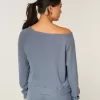 Top a spalle scoperte con motivo waffle di Gilly Hicks