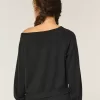 Top a spalle scoperte con motivo waffle di Gilly Hicks