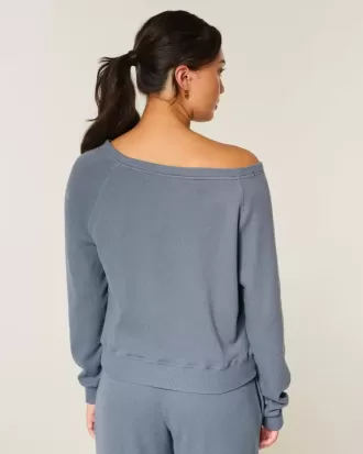 Top a spalle scoperte con motivo waffle di Gilly Hicks