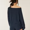 Top a spalle scoperte con motivo waffle di Gilly Hicks