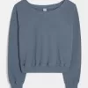 Top a spalle scoperte con motivo waffle di Gilly Hicks