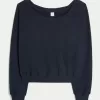 Top a spalle scoperte con motivo waffle di Gilly Hicks