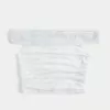 Top a spalle scoperte con scollo a V e scollo a V in rete