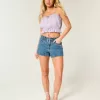 Top a tubino con inserti in pizzo senza spalline Easy Crop Top a tubino con inserti in pizzo senza spalline Easy Crop