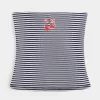Top a tubino ricamato senza spalline con ciliegie Top a tubino ricamato senza spalline con ciliegie