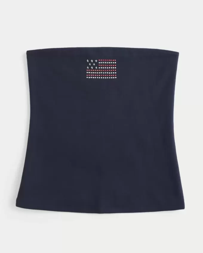 Top a tubo con stampa grafica Taylor Shine Top a tubo con stampa grafica Taylor Shine