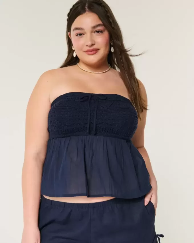 Top babydoll all’uncinetto facile Top babydoll all’uncinetto facile