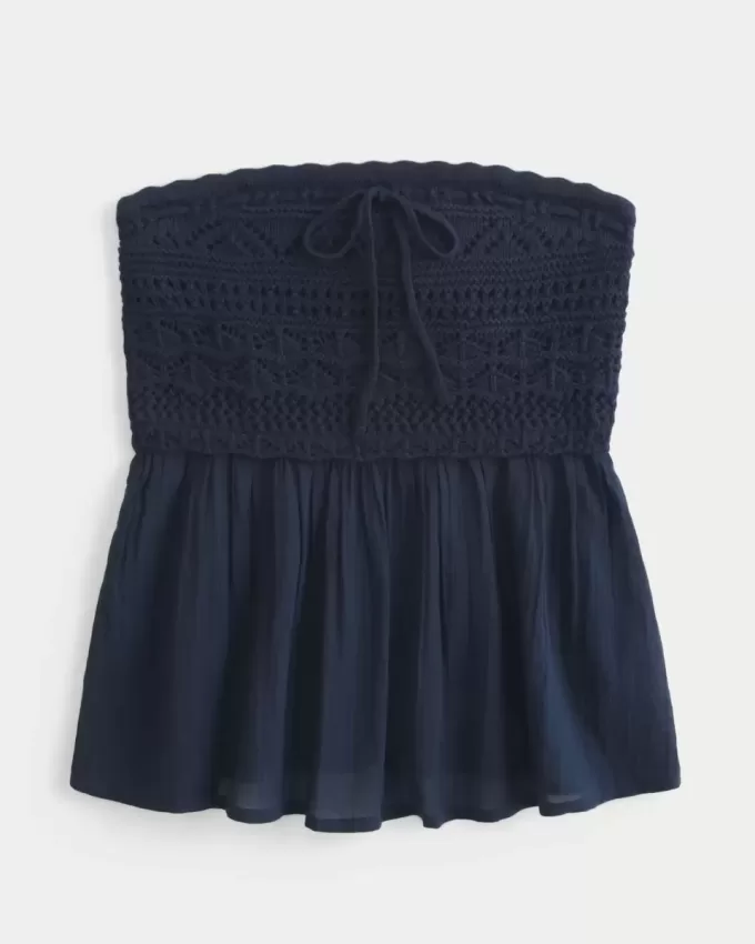 Top babydoll all’uncinetto facile Top babydoll all’uncinetto facile