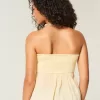 Top babydoll all’uncinetto senza spalline facile
