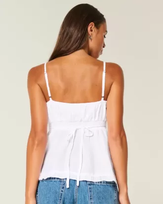 Top babydoll con bottoni