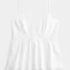 Top babydoll con bottoni