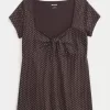 Top babydoll con laccetti facili