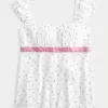 Top babydoll con lacci in raso