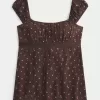 Top babydoll con lacci in raso