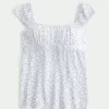 Top babydoll con lacci in raso