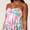 Top babydoll con scollo all’americana a strati Top babydoll con scollo all’americana a strati