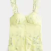 Top babydoll in chiffon semplice Top babydoll in chiffon semplice