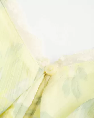 Top babydoll in chiffon semplice