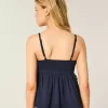 Top babydoll in chiffon semplice Top babydoll in chiffon semplice