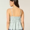 Top babydoll in chiffon semplice Top babydoll in chiffon semplice