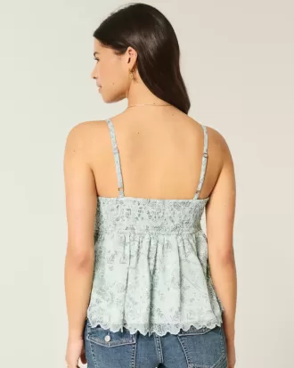 Top babydoll in chiffon semplice