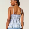 Top babydoll in chiffon semplice
