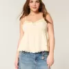 Top babydoll in chiffon semplice