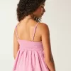Top babydoll in chiffon semplice