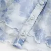 Top babydoll in chiffon semplice