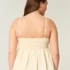 Top babydoll in chiffon semplice