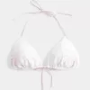Top bikini a triangolo con scollo all’americana per le vacanze di primavera