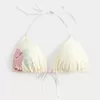 Top bikini triangolo con stampa Spring Break