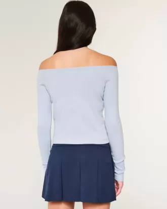 Top con spalle scoperte Easy New York Graphic